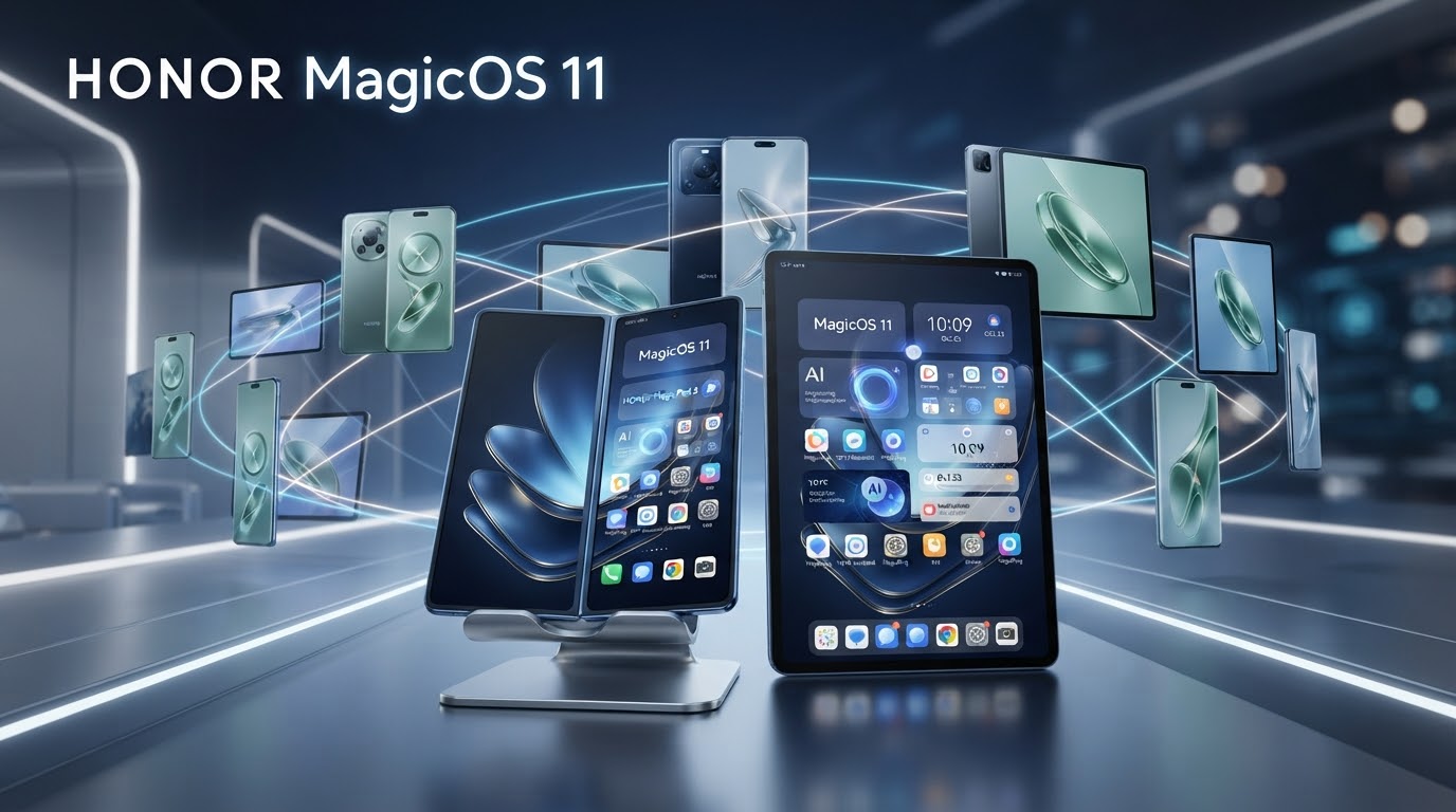 Honor 20 smartfon və planşetdə MagicOS 11-i sınaqdan keçirir
