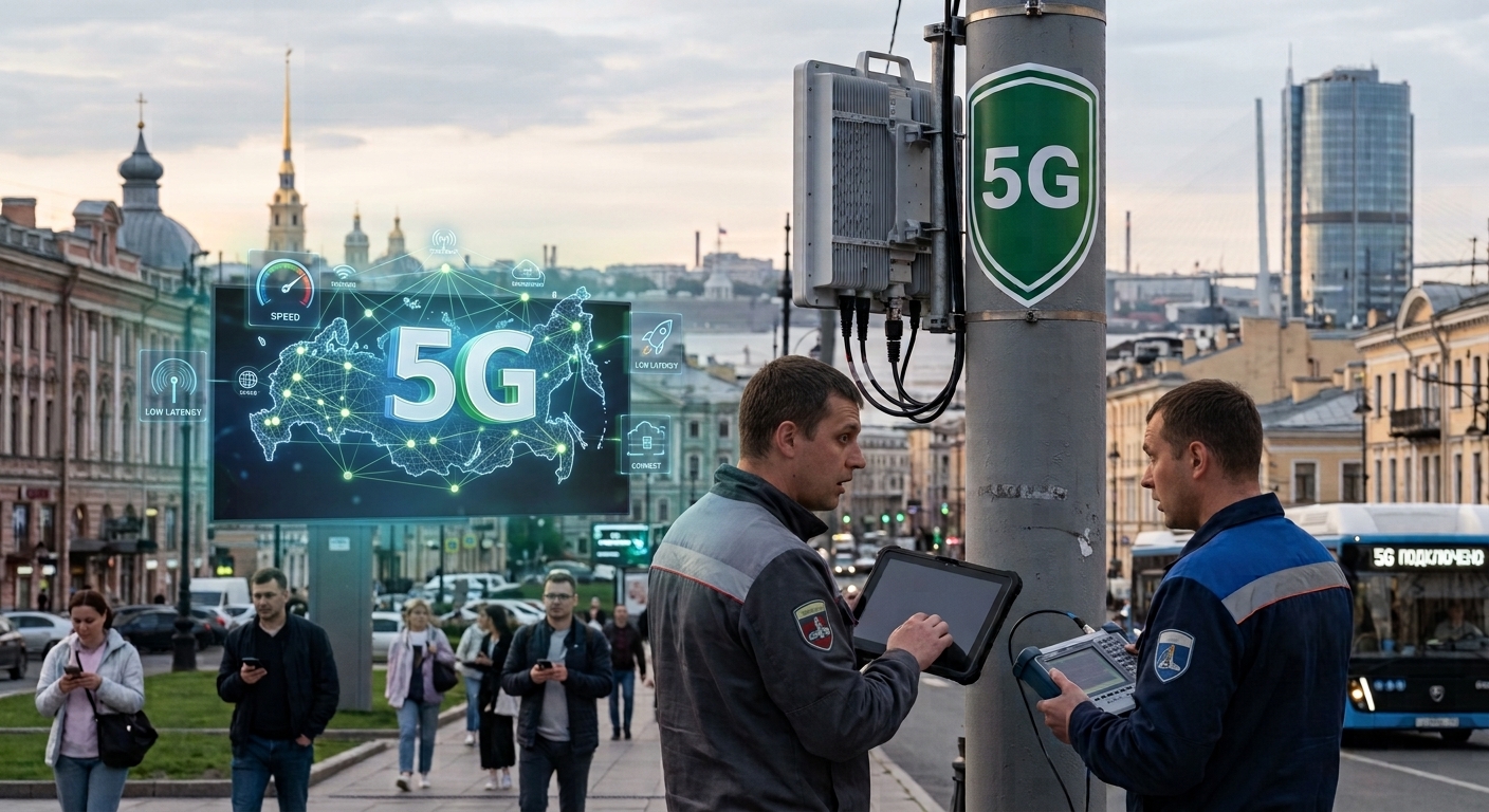 Rusiyada 5G şəbəkəsi bir ayda genişləndi