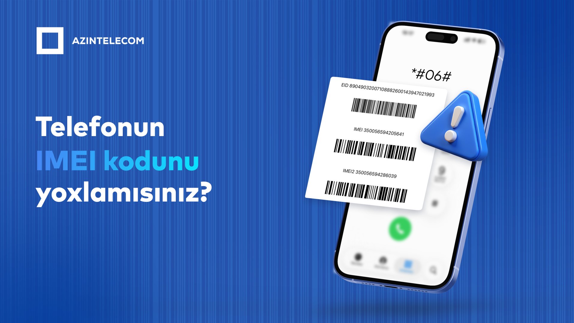 Azərbaycanda minlərlə IMEI kod bloklandı