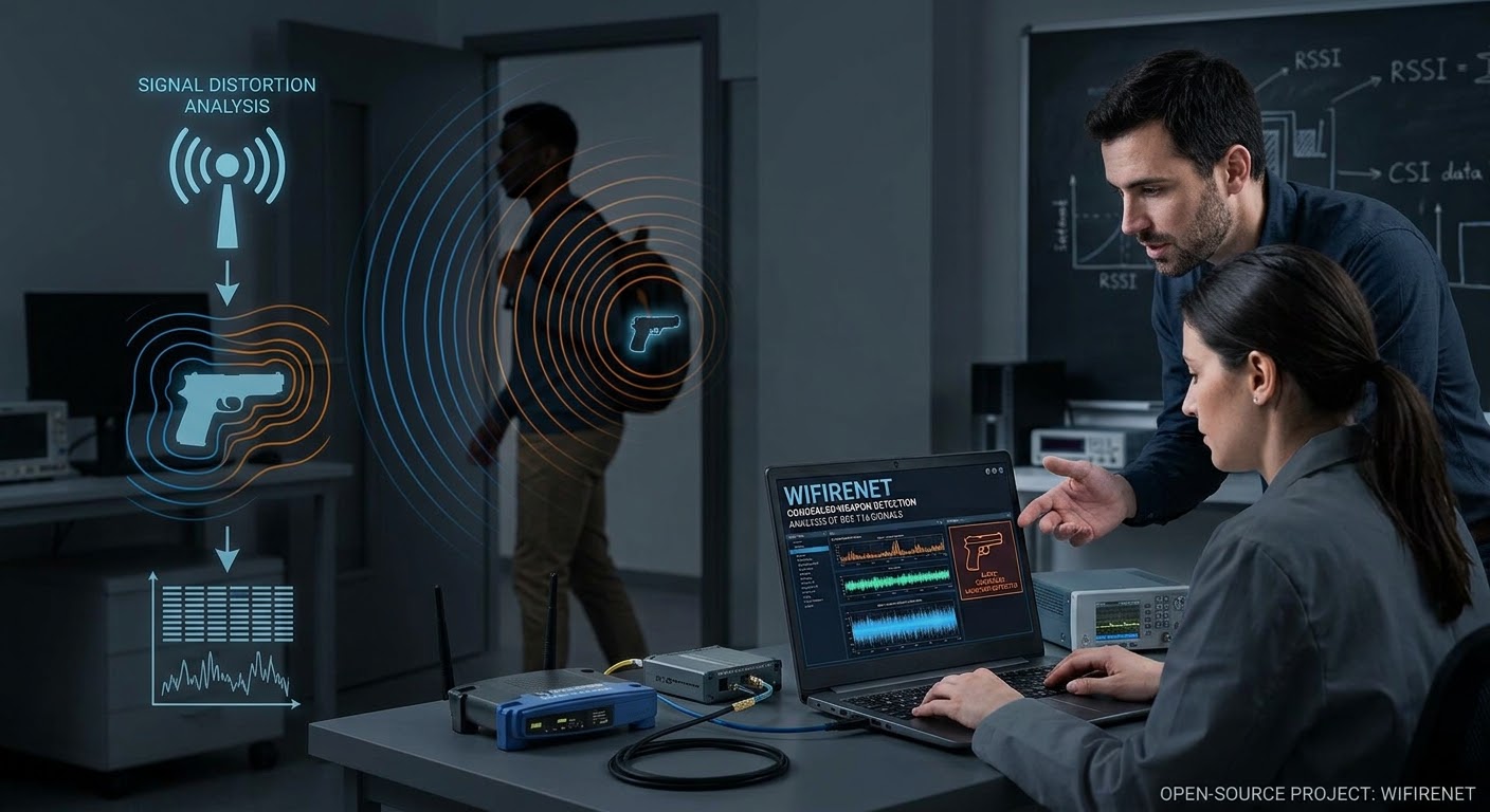 Wi-Fi ilə gizli silahları aşkar edən süni intellekt yaradılıb
