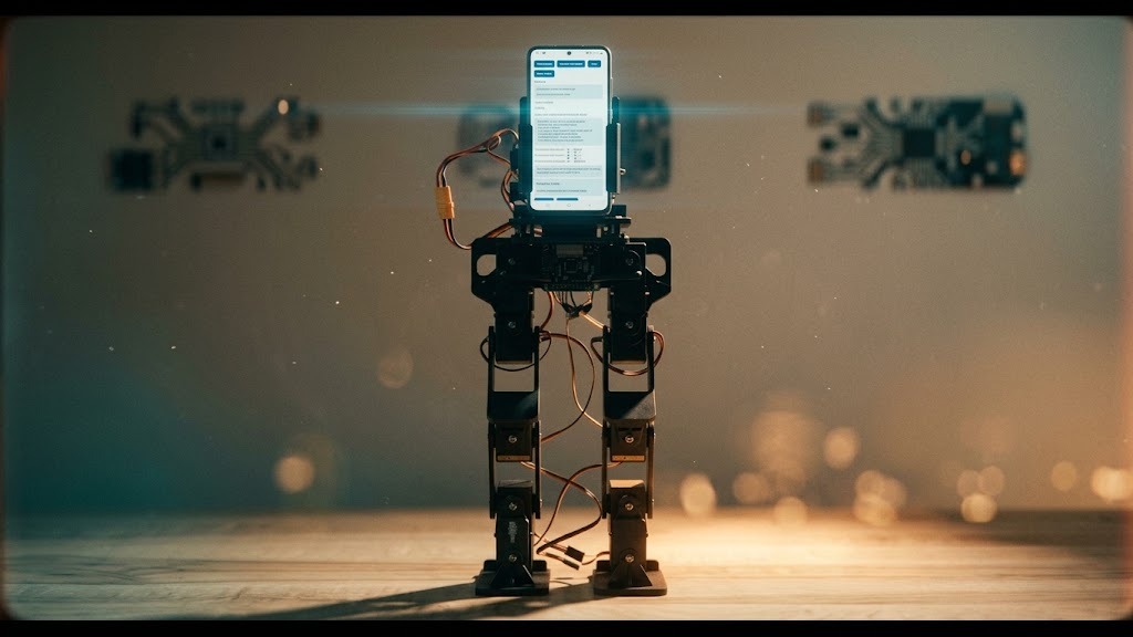 PhoneBot: özü yeriyir və insanları izləyir