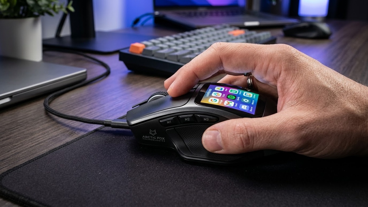 Trekpad, virtual klaviatura və striminq idarəetməsi — Super Mouse