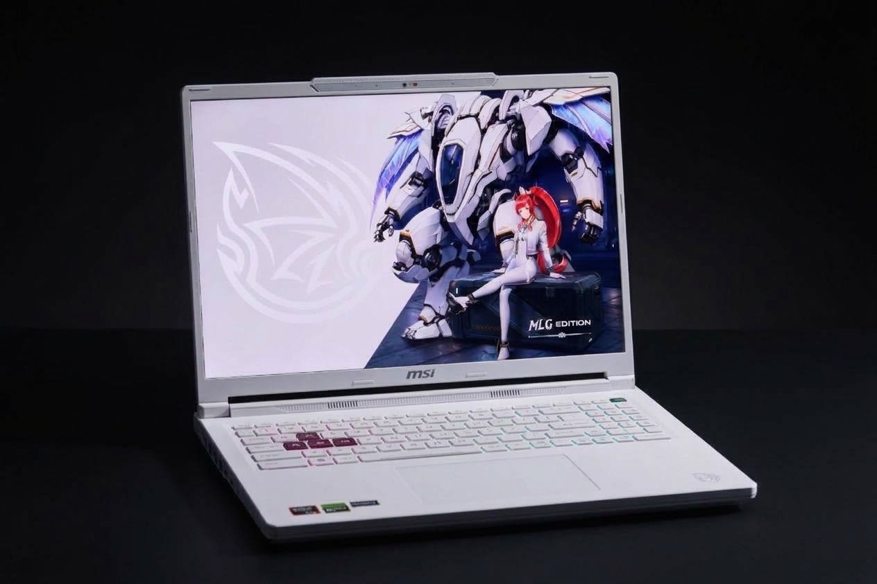 MSI oyun noutbukları istehsalçısı məhdud sayda ağ rəngli Shadow 16 modelini təqdim etdi
