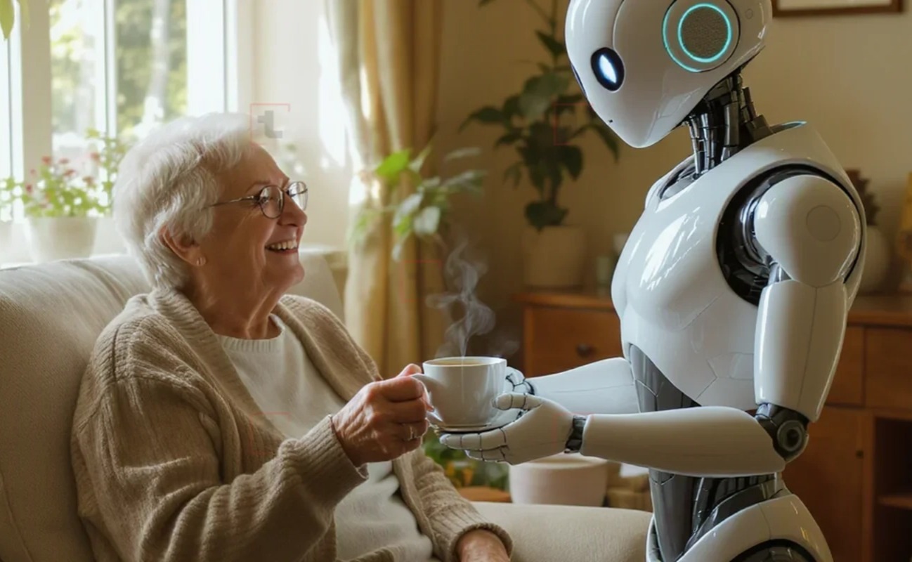 Yaşlılara artıq robotlar qulluq edir